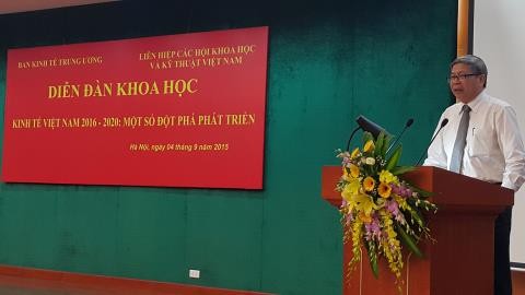 Diễn đàn khoa học Kinh tế Việt Nam 2016-2020- một số đột phá phát triển  - ảnh 1